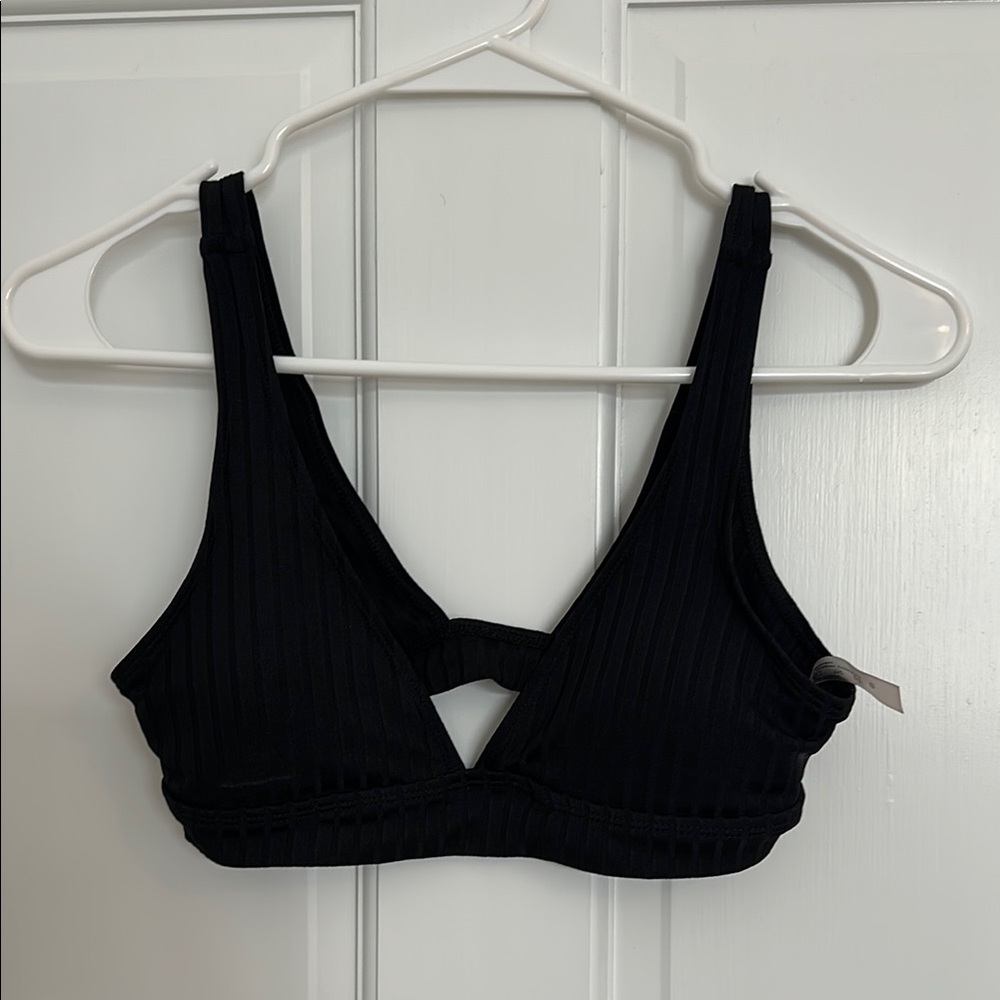 Black Women's Swim Top